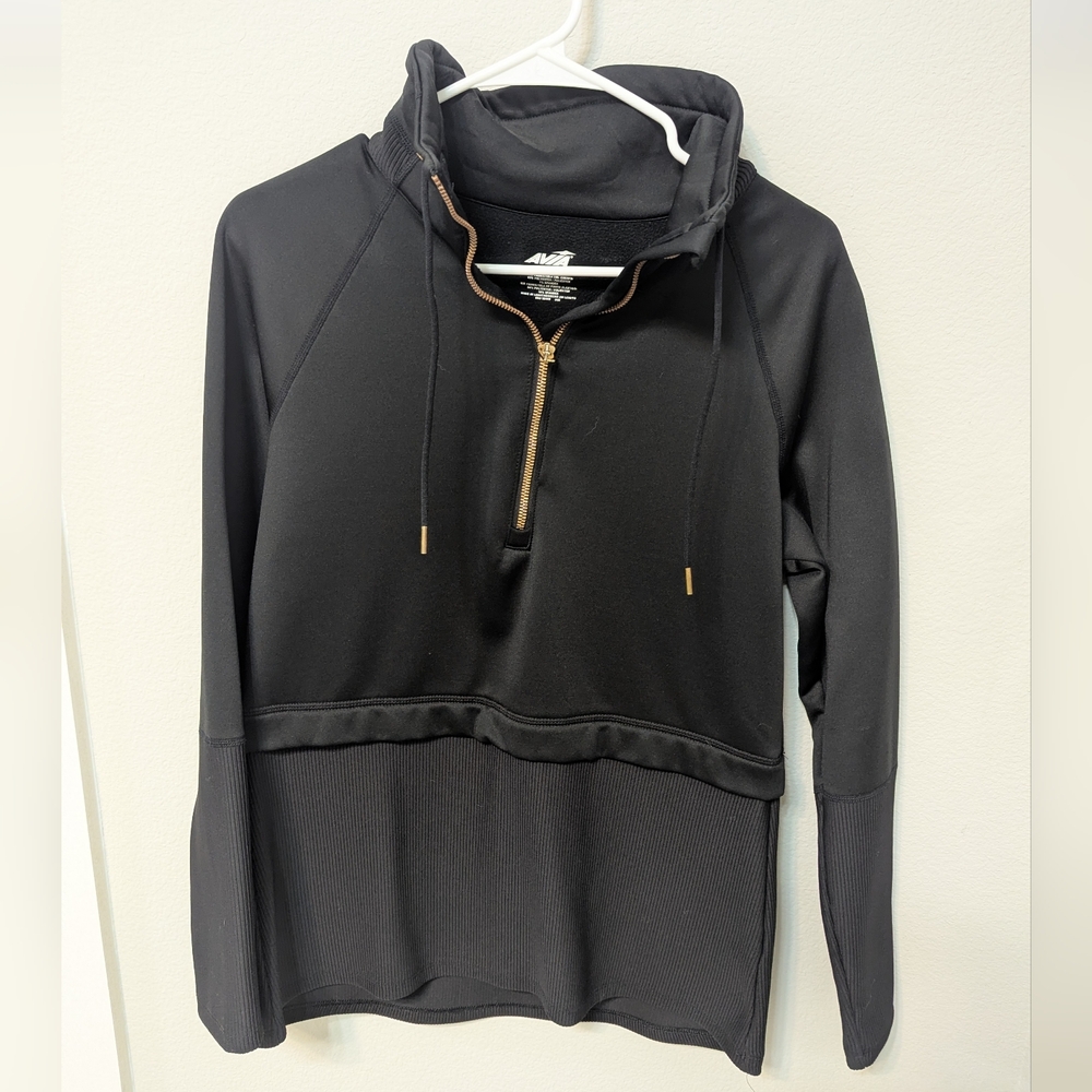 Avia Black Pullover Quarter Zip